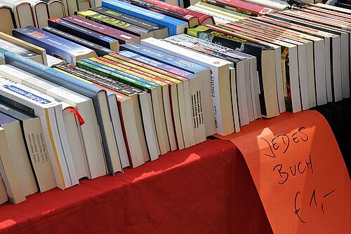 Beispielbild Bücherflohmarkt | Foto: pixabay.com